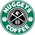 Denver Nuggets Starbucks Coffee Logo Sticker Heat Transfer