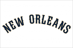 New Orleans Pelicans 2013-2014 Pres Wordmark Logo Sticker Heat Transfer