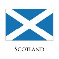 Scotland flag logo decal sticker
