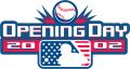 MLB Opening Day 2002 Logo decal sticker