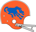 Denver Broncos 1962 Helmet Logo decal sticker