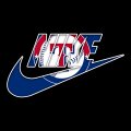 Texas Rangers Nike logo decal sticker