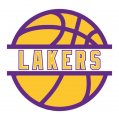 Basketball Los Angeles Lakers Logo Sticker Heat Transfer