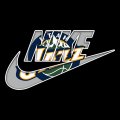 Utah Jazz Nike logo decal sticker