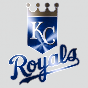 Kansas City Royals Stainless steel logo Sticker Heat Transfer