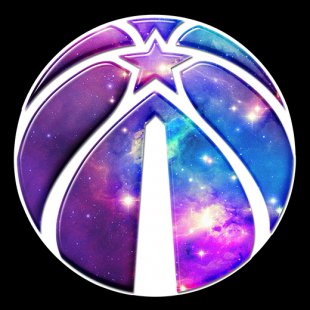 Galaxy Washington Wizards Logo Sticker Heat Transfer
