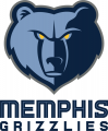 Memphis Grizzlies 2018-2019 Pres Primary Logo Sticker Heat Transfer