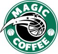 Orlando Magic Starbucks Coffee Logo Sticker Heat Transfer