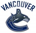 Vancouver Canucks Plastic Effect Logo Sticker Heat Transfer