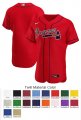 Atlanta Braves Custom Letter and Number Kits for Alternate Jersey 03 Material Twill
