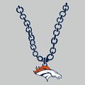 Denver Broncos Necklace logo Sticker Heat Transfer