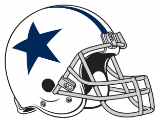Dallas Cowboys 1960-1963 Helmet Logo decal sticker