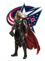 Columbus Blue Jackets Thor Logo decal sticker