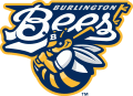 Burlington Bees 2007-Pres Primary Logo decal sticker