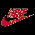 Calgary Flames Nike logo Sticker Heat Transfer