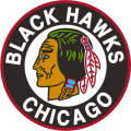 Chicago Blackhawks 1941 42-1954 55 Primary Logo Sticker Heat Transfer