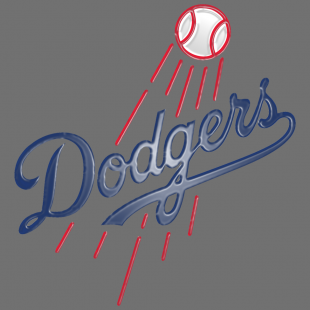 Los Angeles Dodgers Plastic Effect Logo Sticker Heat Transfer
