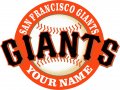 San Francisco Giants Customized Logo Sticker Heat Transfer