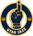 Number One Hand Utah Jazz logo Sticker Heat Transfer