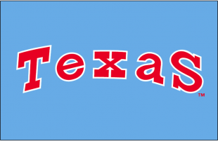 Texas Rangers 1976-1982 Jersey Logo decal sticker