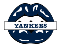 New York Yankees Lips Logo Sticker Heat Transfer