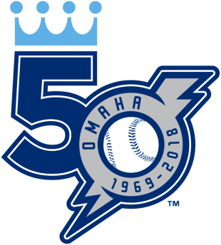 Omaha Storm Chasers 2018 Anniversary Logo Sticker Heat Transfer