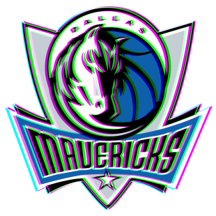 Phantom Dallas Mavericks logo decal sticker