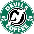 New Jersey Devils Starbucks Coffee Logo decal sticker