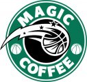 Orlando Magic Starbucks Coffee Logo decal sticker