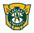 Autobots Oakland Athletics logo decal sticker
