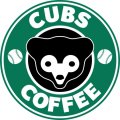 Chicago Cubs Starbucks Coffee Logo Sticker Heat Transfer