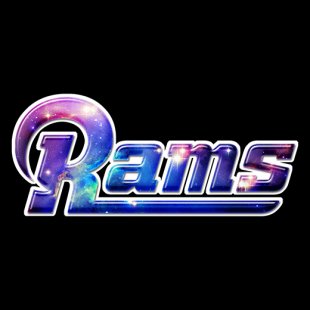 Galaxy Los Angeles Rams Logo decal sticker
