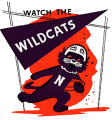 Northwestern Wildcats 1967-1977 Alternate Logo Sticker Heat Transfer