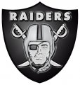 Oakland Raiders Plastic Effect Logo decal sticker