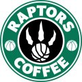 Toronto Raptors Starbucks Coffee Logo Sticker Heat Transfer