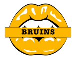 Boston Bruins Lips Logo Sticker Heat Transfer