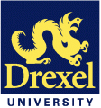 Drexel Dragons 1985-2001 Primary Logo Sticker Heat Transfer