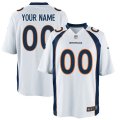 Denver Broncos Custom Letter and Number Kits For White Jersey Material Vinyl