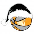 Phoenix Suns Primary Basketball Christmas hat logo Sticker Heat Transfer