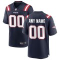 New England Patriots Custom Letter and Number Kits For Navy Jersey Material Vinyl