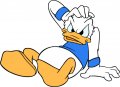 Donald Duck Logo 15 decal sticker