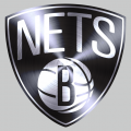 Brooklyn Nets Stainless steel logo decal sticker