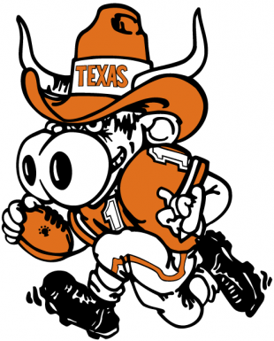 Texas Longhorns 1981-2002 Mascot Logo Sticker Heat Transfer