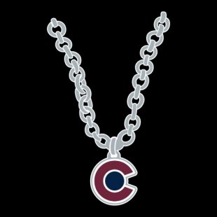 Colorado Avalanche Necklace logo Sticker Heat Transfer