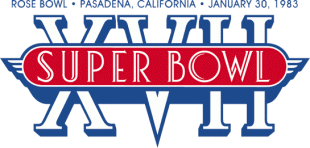 Super Bowl XVII Logo Sticker Heat Transfer