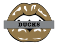 Anaheim Ducks Lips Logo Sticker Heat Transfer