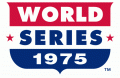 MLB World Series 1975 Logo Sticker Heat Transfer