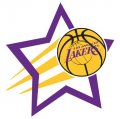 Los Angeles Lakers Basketball Goal Star logo Sticker Heat Transfer