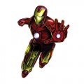 Iron Man Logo 02 Sticker Heat Transfer