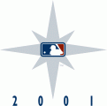 MLB All-Star Game 2001 Alternate Logo Sticker Heat Transfer